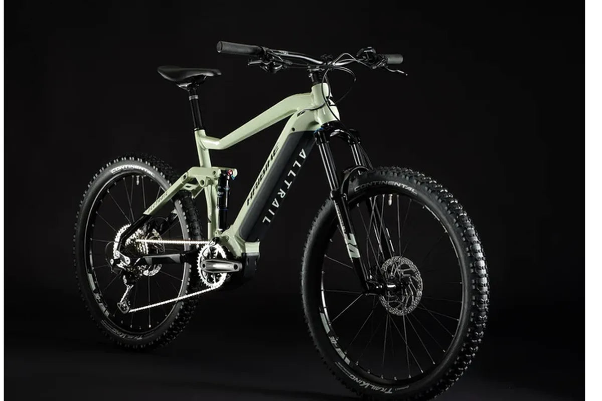 haibike alltrail 4 fully mtb e-bike Electric Mountain Bike Hire UK